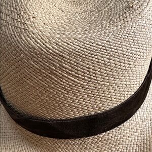 Vintage straw fedora hat for adults or children 60s?